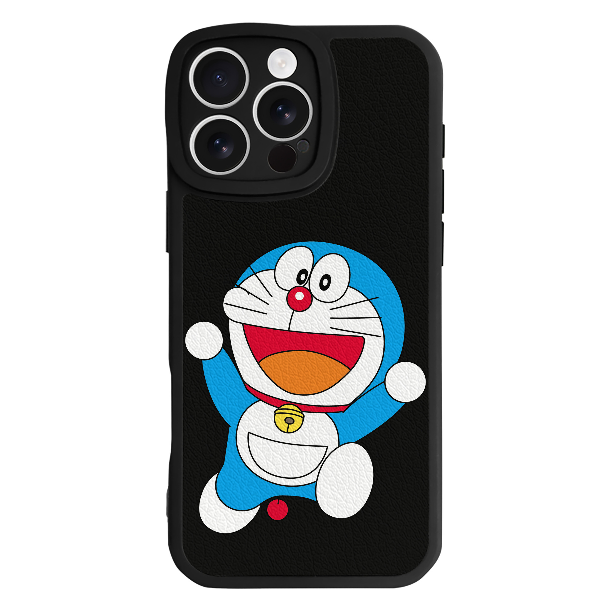 （画像用） ドラえもん Doraemon 【iPhone 16シリーズ対応】シリコンスマホケース（レザー調） 材質：シリコン